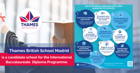 Thames British School es candidato para el  International Baccalaureate Diploma Programme